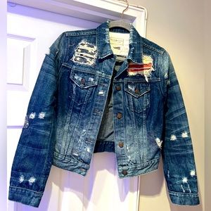Ralph Lauren Denim & Supply Distressed Jean Jacket Size XS